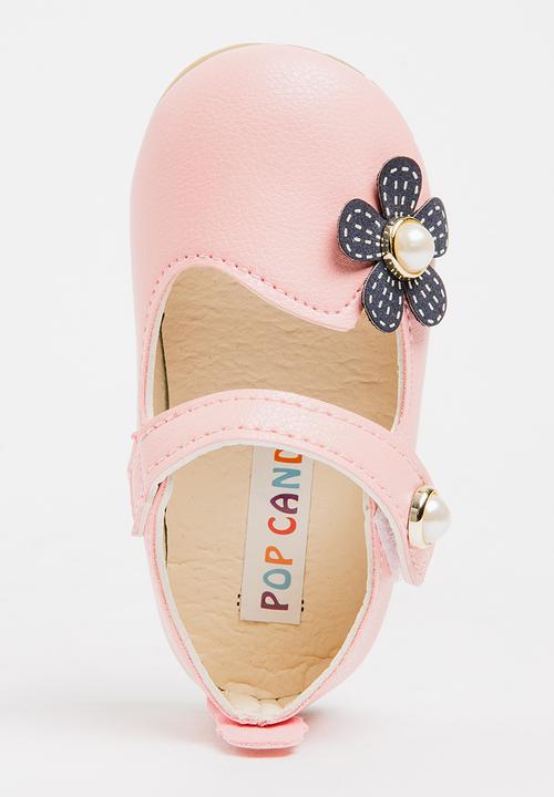 Pop Candy - Flower Printed Pump Mid Pink