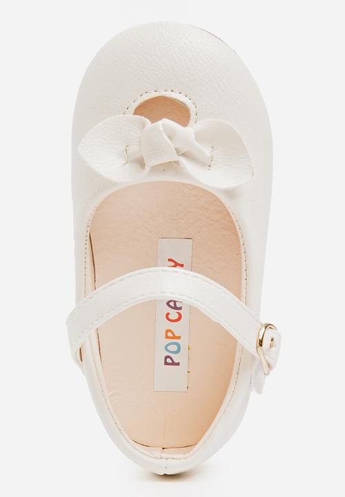 Pop Candy - Pump With Bow Detail Cream
