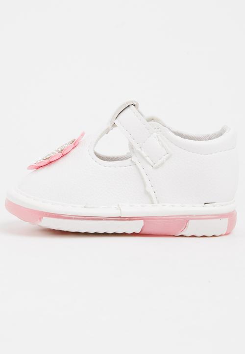 Pop Candy - Flower Printed Pump Pale Pink