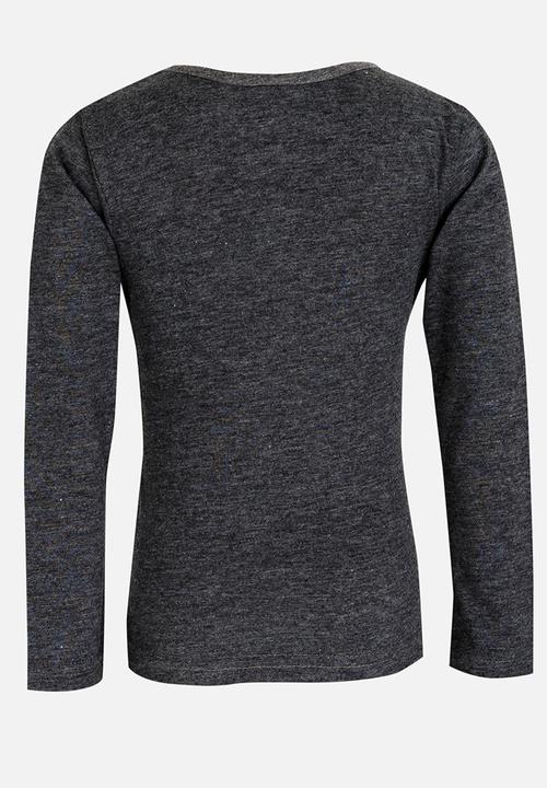 Pop Candy - Minnie Mouse Long Sleeve  Tee Grey