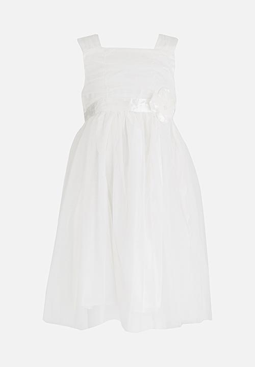 Pop Candy - Sleeveless Dress White