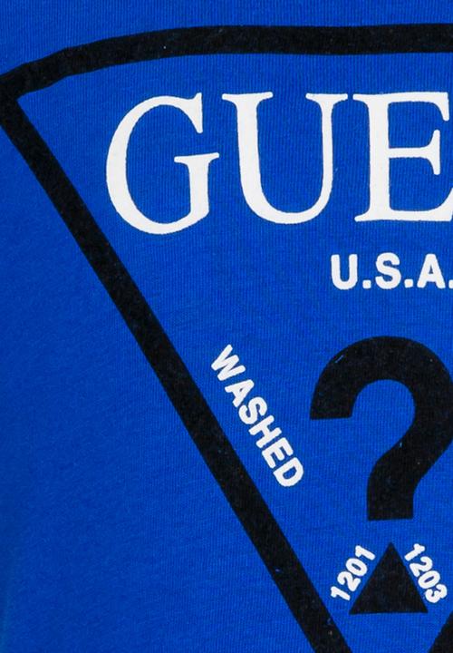 GUESS - Boys Classic Tri Tee Blue