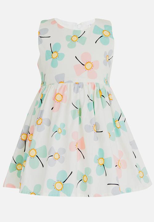 Pop Candy - Daisy Flower Print Dress Multi-colour