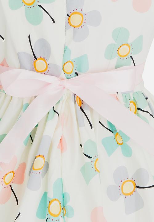 Pop Candy - Daisy Flower Print Dress Multi-colour