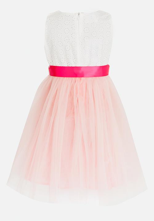 Pop Candy - Woven Tutu Dress Pale Pink