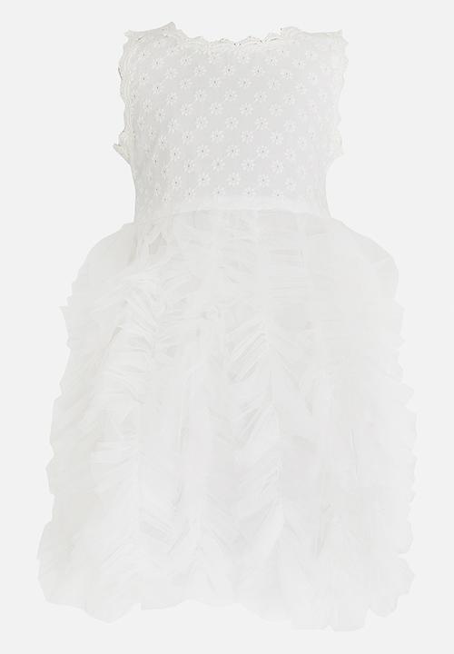 Pop Candy - Sleeveless Dress White