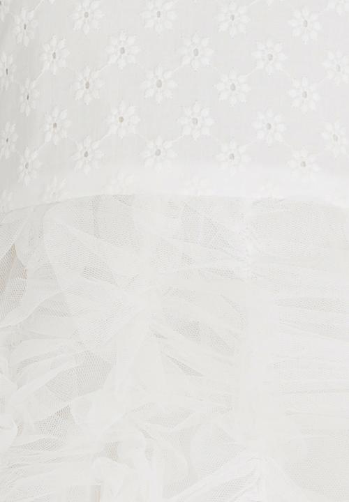 Pop Candy - Sleeveless Dress White