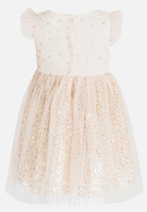 Pop Candy - Tutu Dress with Flutter Sleeve Mid Pink