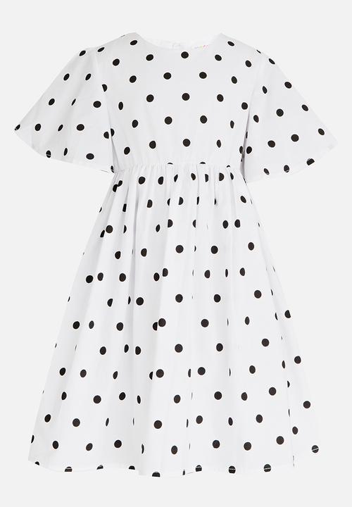 Pop Candy - Printed Sleeveless Dress White