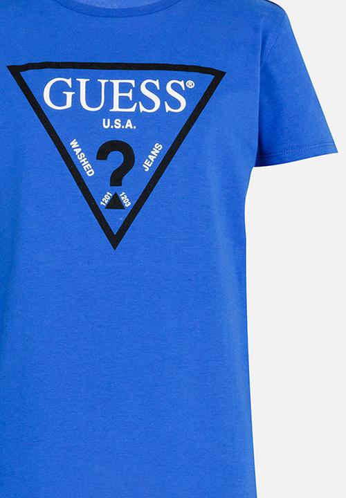 GUESS - Boys Classic Tri Tee Blue
