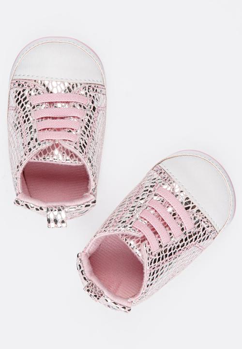 Pop Candy - Lace Up Sneaker Mid Pink