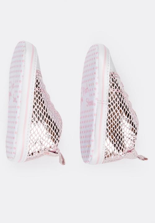 Pop Candy - Lace Up Sneaker Mid Pink