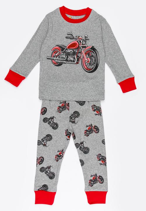 Pop Candy - Printed Pj Set Grey