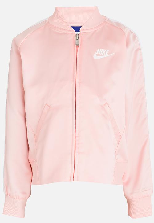Nike - Nike Satin Jacket Coral