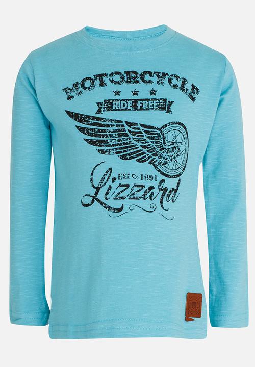 Lizzard - Vidar Printed Tee Turquoise