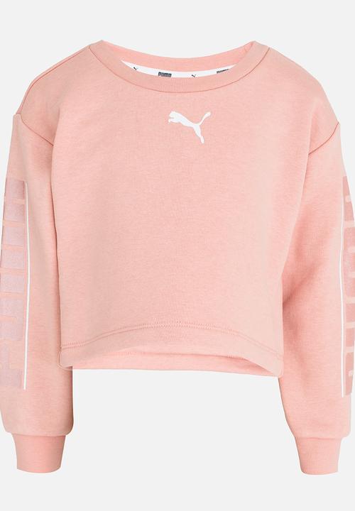 PUMA - Style Crew Sweat Top Peach