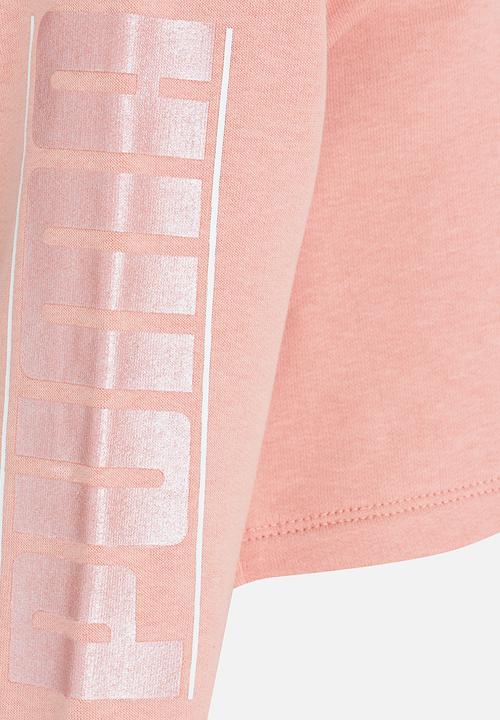 PUMA - Style Crew Sweat Top Peach