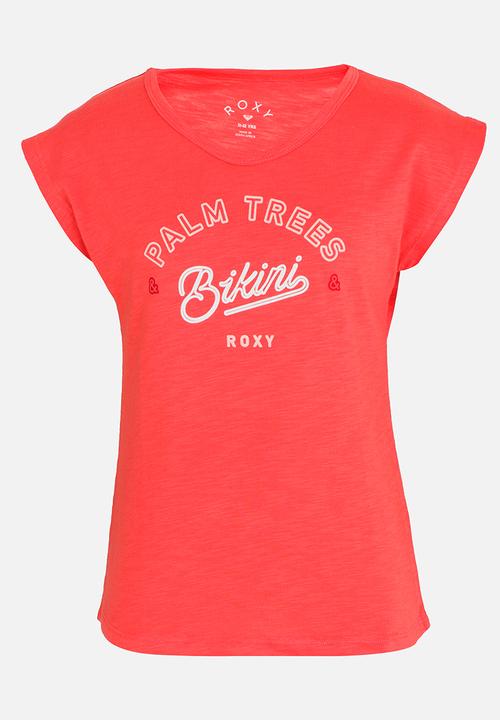 Roxy - Uphill Ride Printed Tee Coral