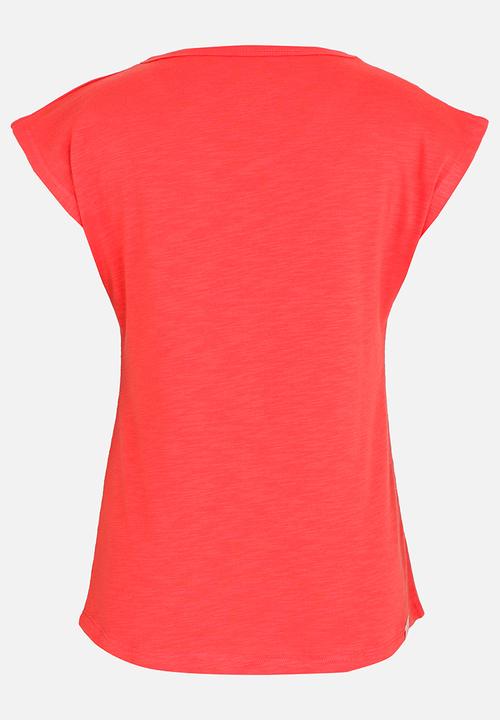 Roxy - Uphill Ride Printed Tee Coral