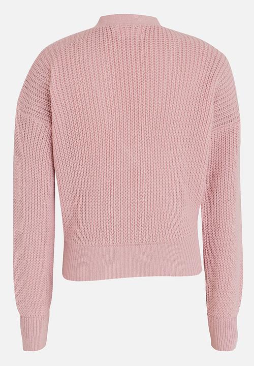 Rebel Republic - Ballet Wrap Cardigan Pale Pink