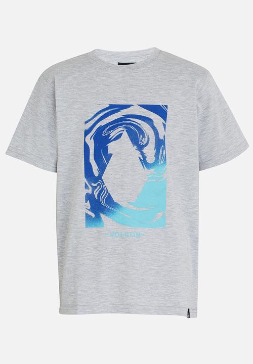 Volcom - Glitch Stone   Tee Grey