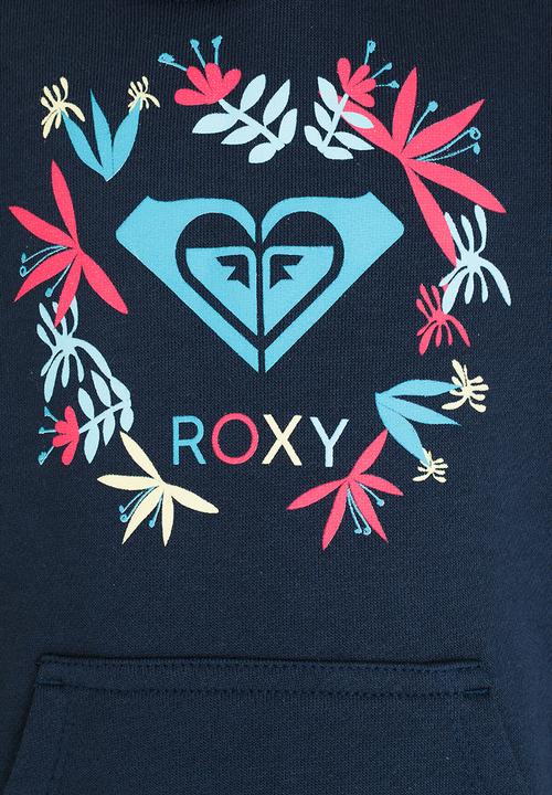 Roxy - Autumn Wind Pullover Hoodie Navy