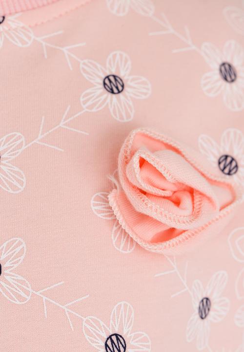 Pop Candy - Long Sleeve Sweat Top Mid Pink