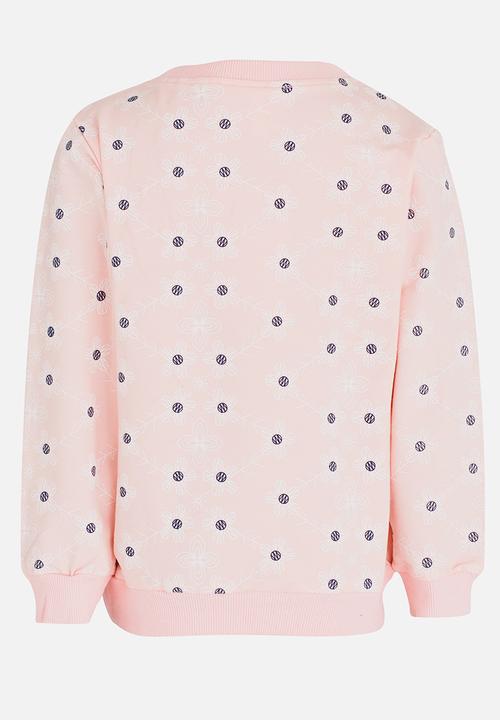 Pop Candy - Long Sleeve Sweat Top Mid Pink