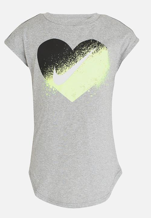 Nike - Nike Spray Heart Modern Tee Dark Grey