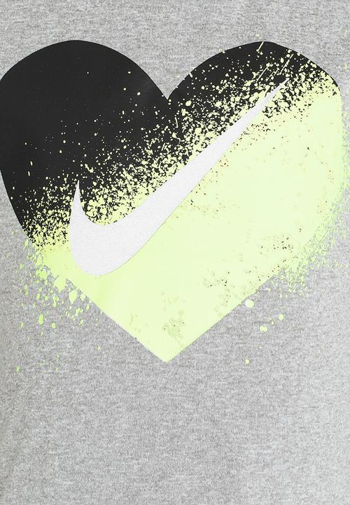 Nike - Nike Spray Heart Modern Tee Dark Grey
