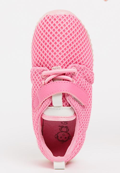 Pop Candy - Girls Light Up Sneaker Mid Pink