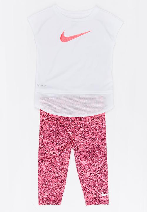 Nike - Nike DF Sport Essentials Set Mid Pink