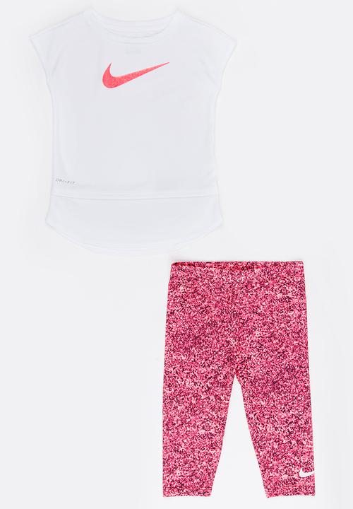 Nike - Nike DF Sport Essentials Set Mid Pink