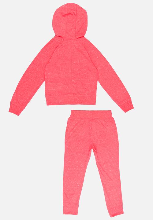 Nike - Nike Gym Vintage 2 Piece Set Coral
