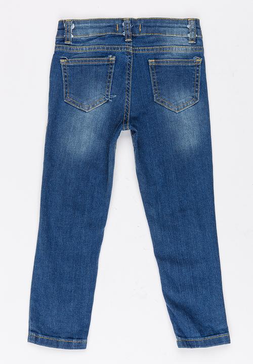Soobe - Girls Straight Leg Jean Mid Blue