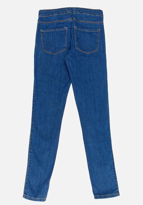 Soobe - Girls Straight Leg Jean Mid Blue
