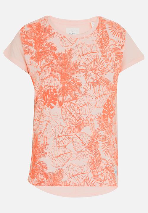 Lizzy - Antigone printed tee - orange