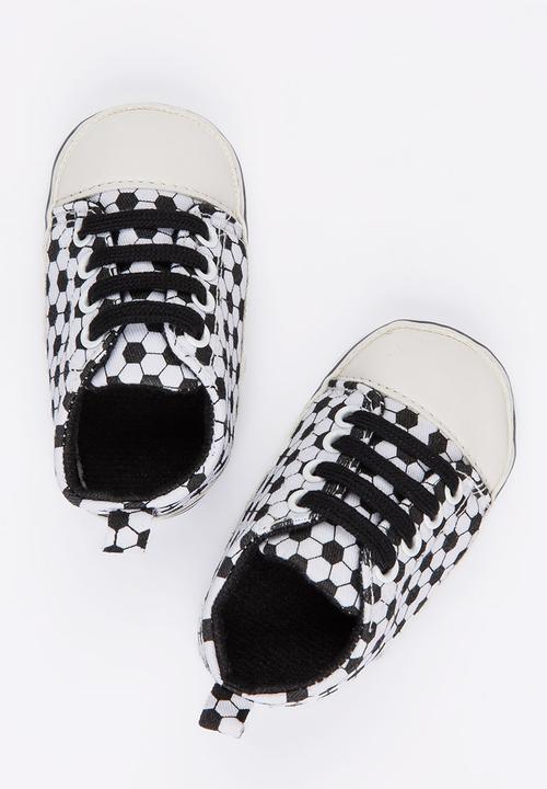 Pop Candy - Lace Up Sneaker Black and White