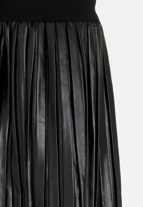Pop Candy - Girls Pleated Skirt Black