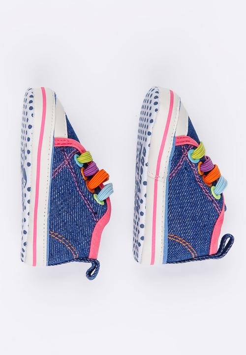 Pop Candy - Lace Up Sneaker Blue