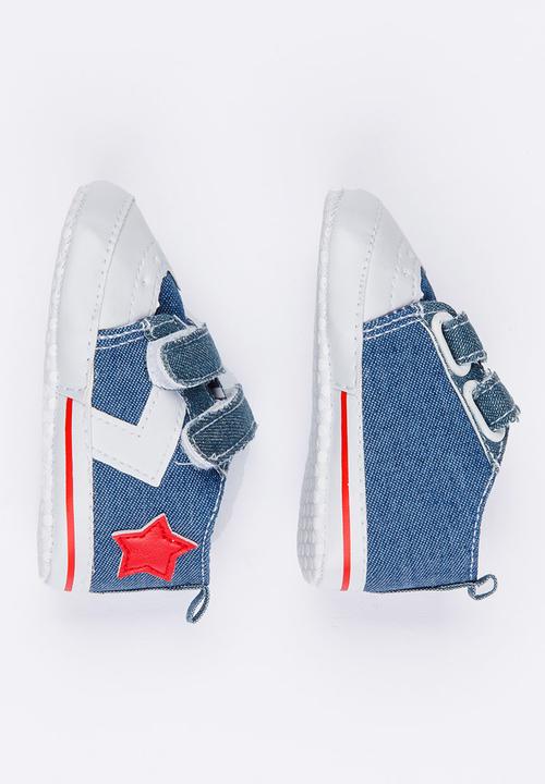 Pop Candy - Velcro Strap Sneaker Blue