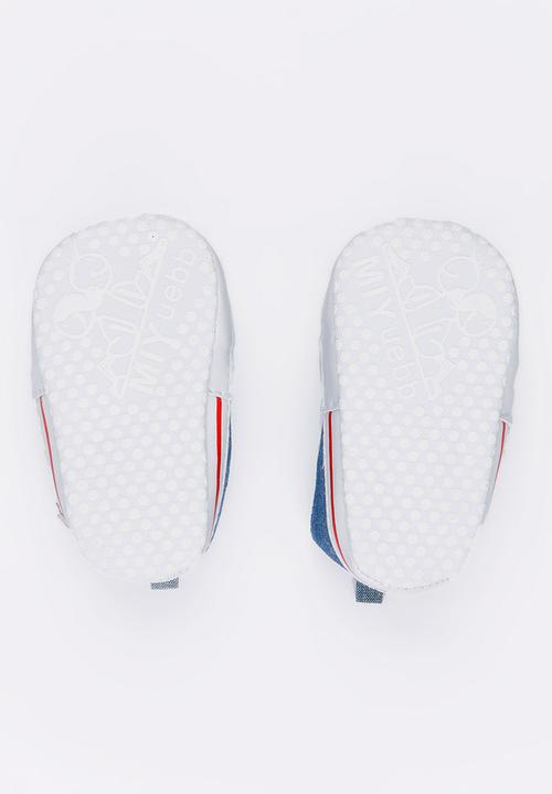 Pop Candy - Velcro Strap Sneaker Blue