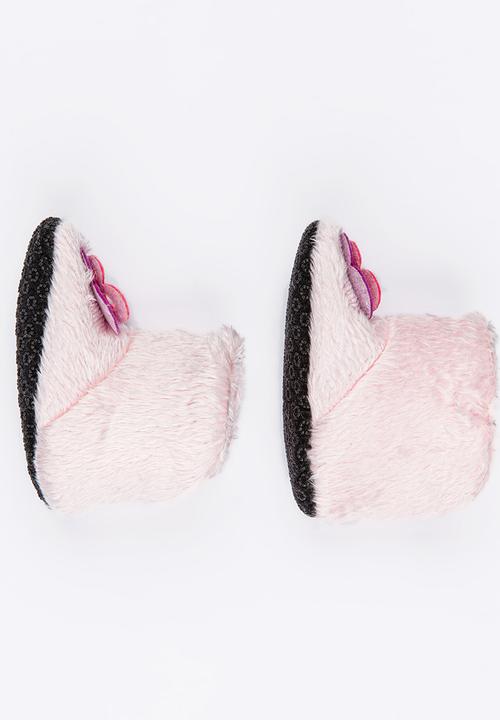 Soobe - Girls Boot Slippers Pale Pink