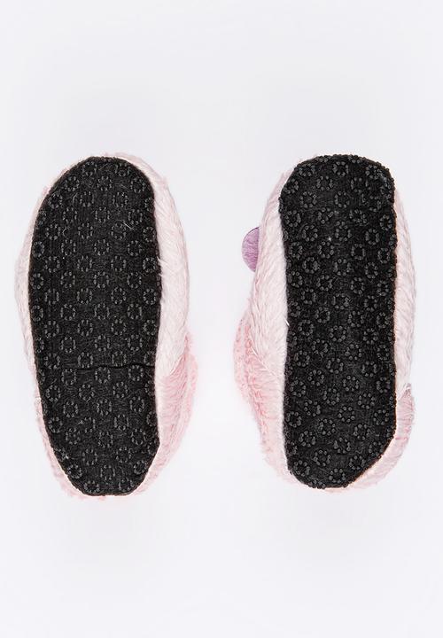 Soobe - Girls Boot Slippers Pale Pink