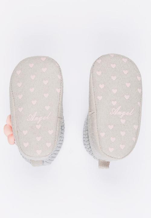 Pop Candy - Flower  Boot Grey