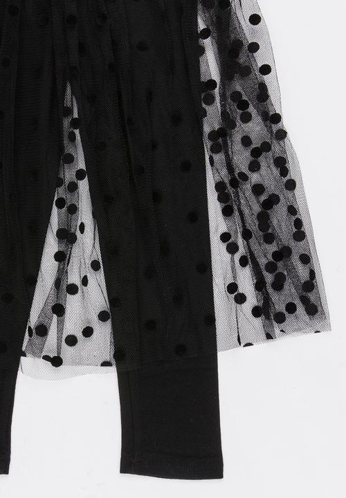 Pop Candy - Girls Legging Skirt Black