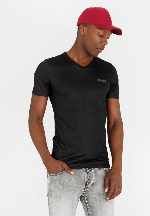 SOVIET - M Davies Velvet Tshirt Black
