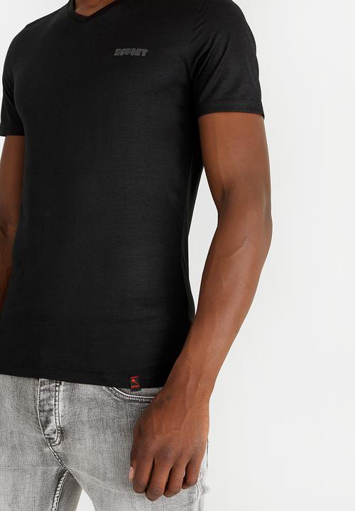 SOVIET - M Davies Velvet Tshirt Black