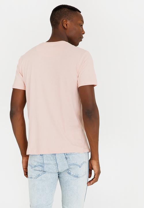 Brave Soul - Creator Printed Cotton Tee Pale Pink