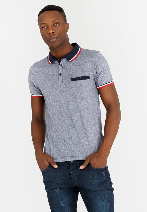 Brave Soul - Elias Cotton Golfer Navy